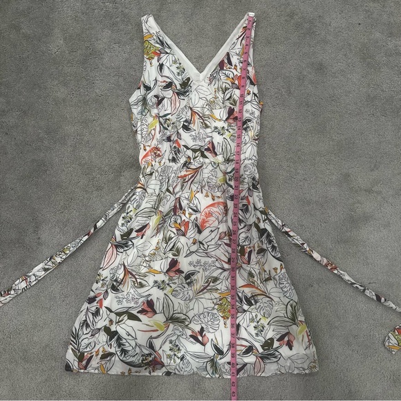A New Day Floral A-Line Dress Women’s L - Picture 6 of 8